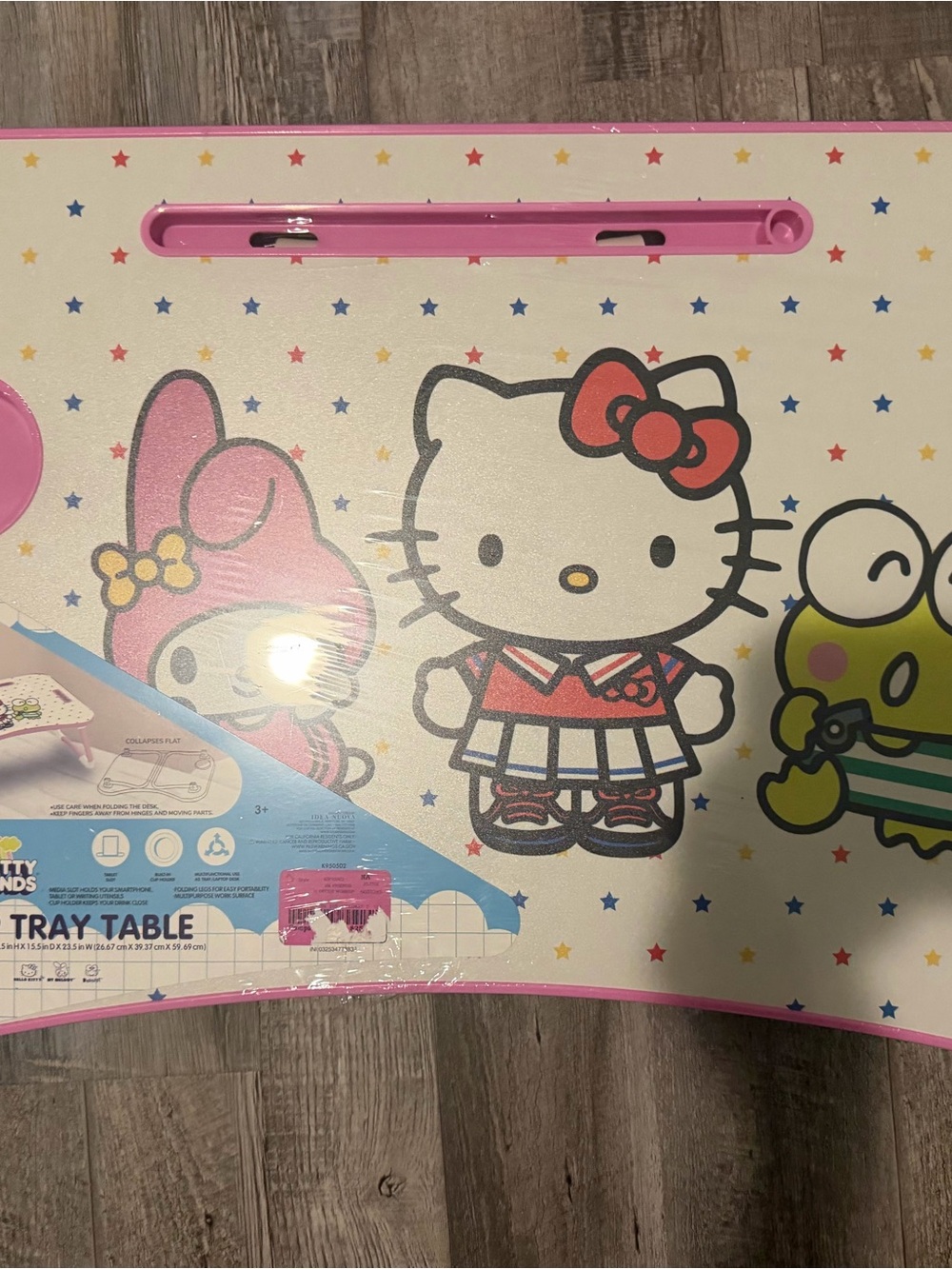 Hello Kitty Pink and White Kids Activity Tray Table